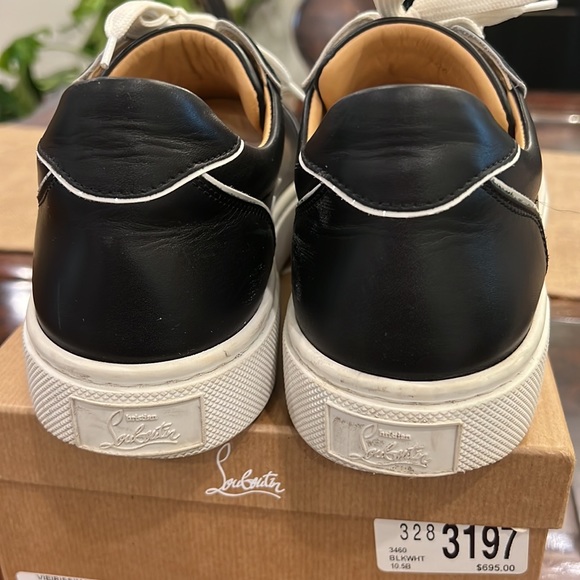 🔴SOLD🔴 Christian Louboutin black sneaker sz40.5 Excellent condition 695 - Picture 9 of 13
